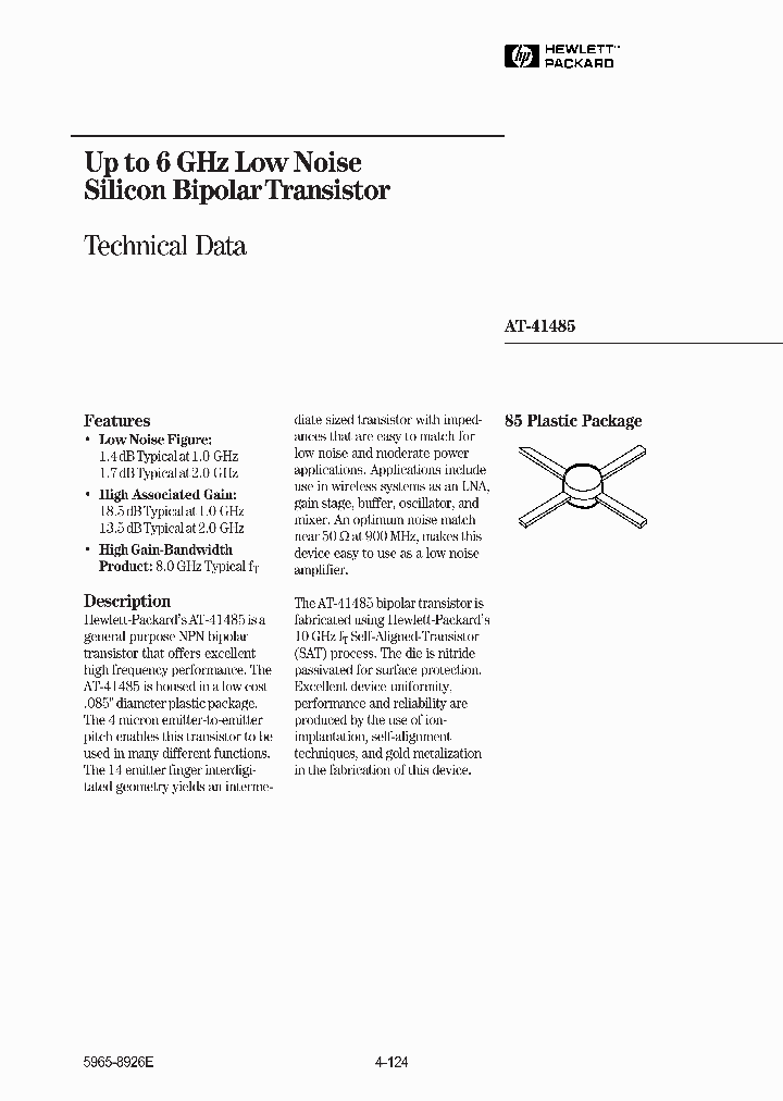 AT-41485_8304865.PDF Datasheet