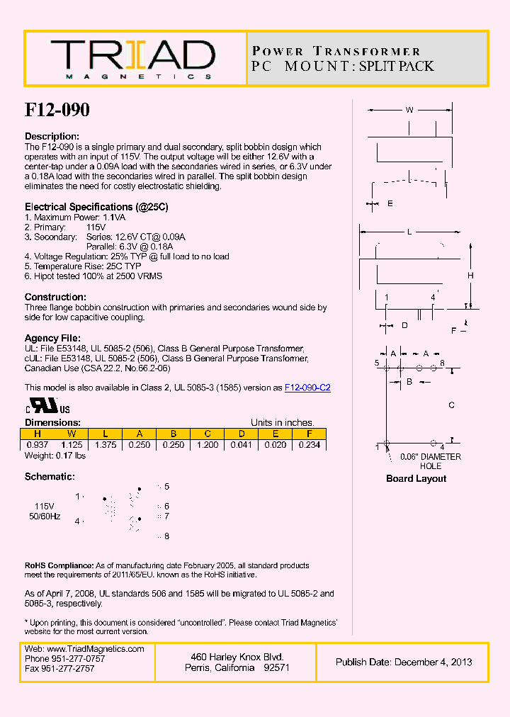 F12-090_8305071.PDF Datasheet