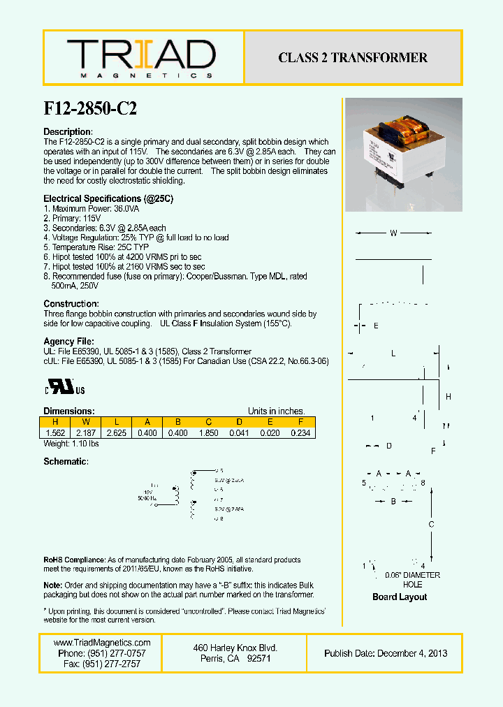 F12-2850-C2_8305080.PDF Datasheet