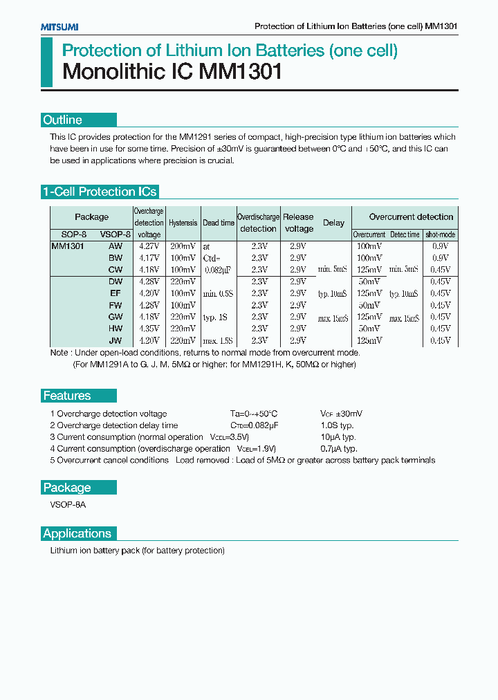 MM1301FW_8305139.PDF Datasheet