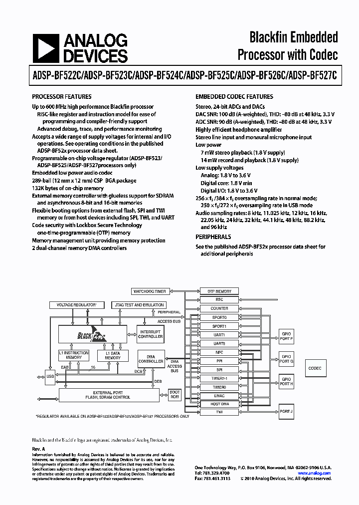 ADSP-BF522C_8305555.PDF Datasheet