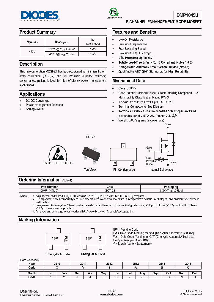 DMP1045U_8305791.PDF Datasheet