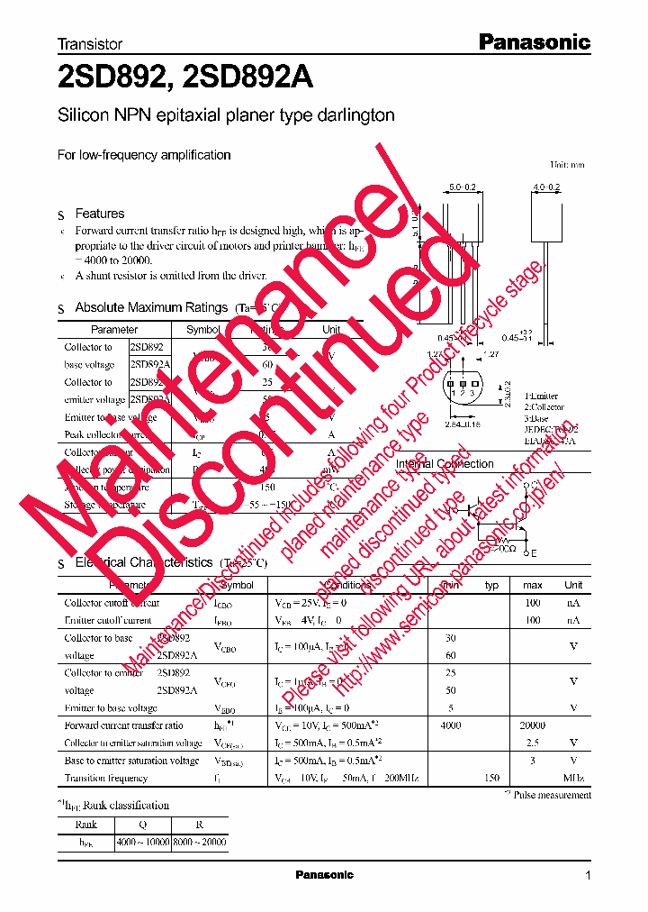 2SD0892_8306294.PDF Datasheet