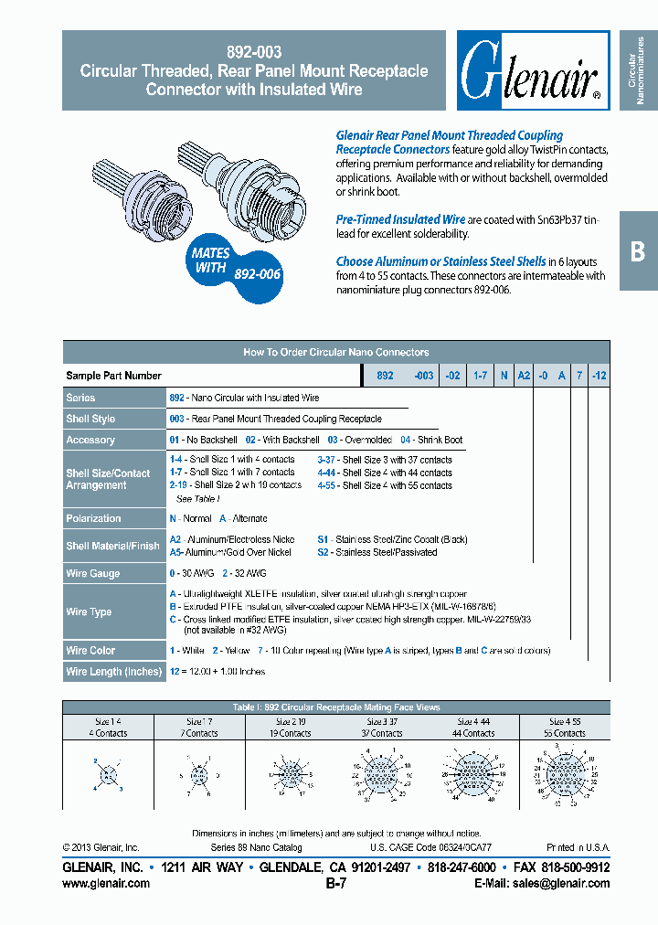 892-003_8306287.PDF Datasheet