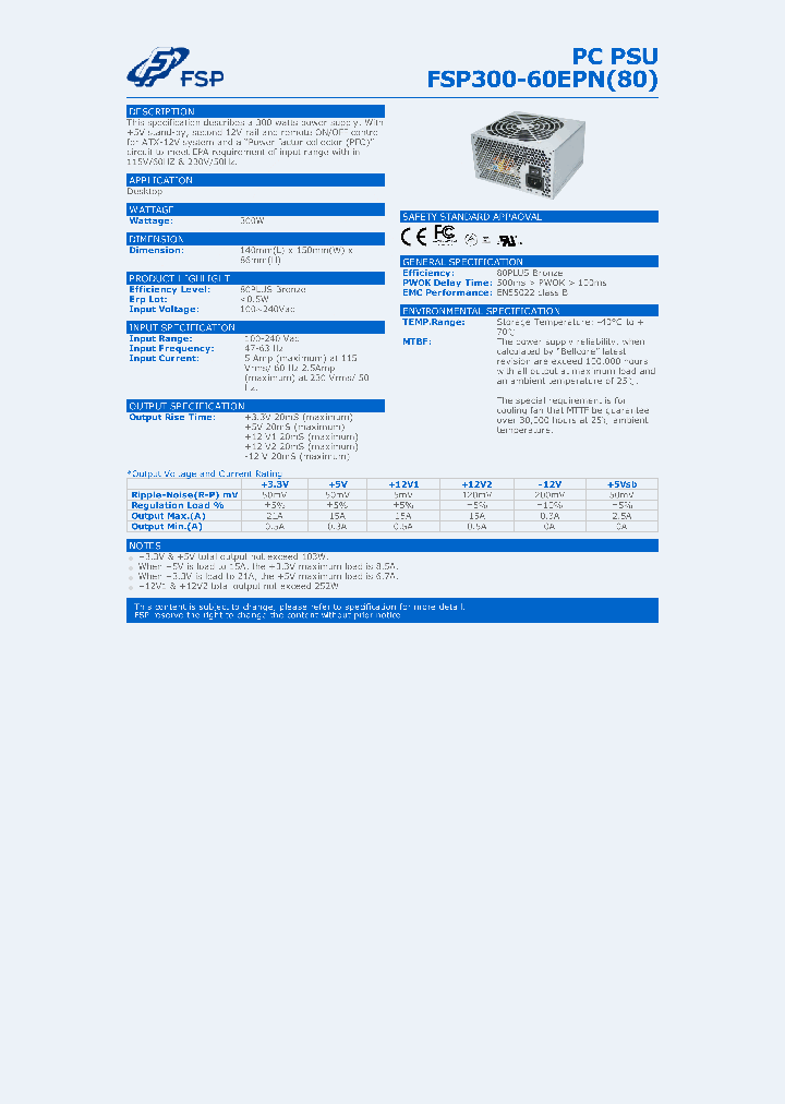 FSP300-60EPN80_8306527.PDF Datasheet