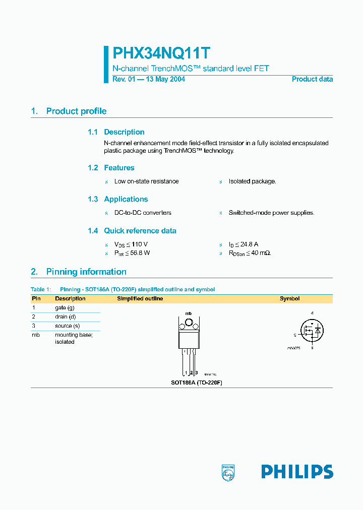 PHX34NQ11T_8306829.PDF Datasheet
