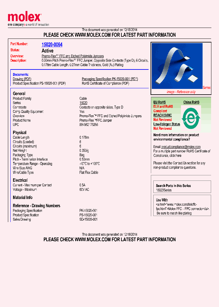 15020-0064_8307561.PDF Datasheet