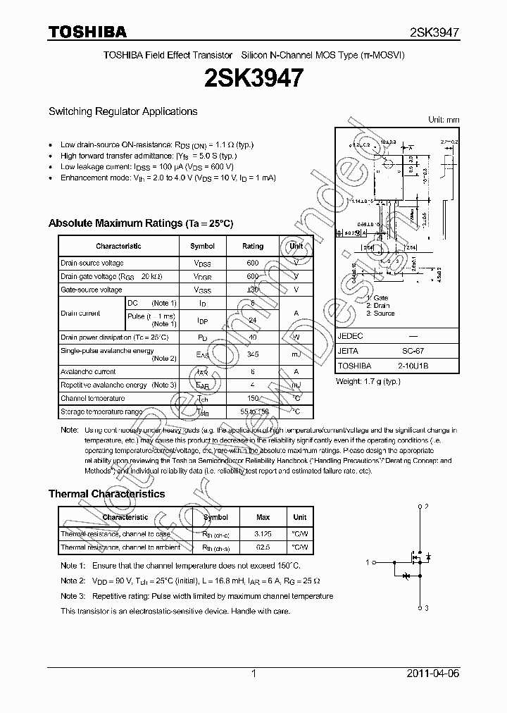 2SK3947_8308217.PDF Datasheet
