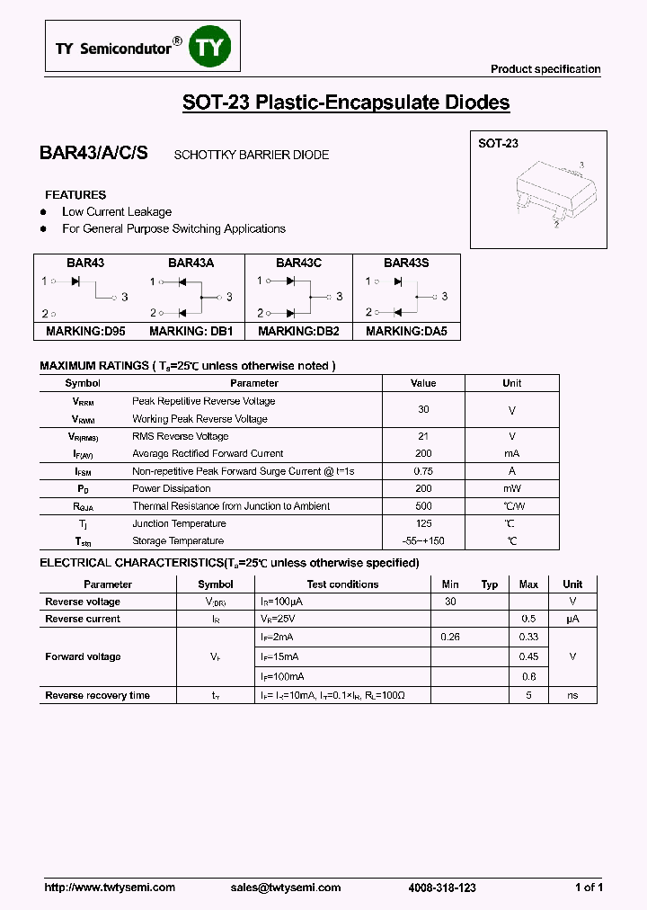 BAR43_8309116.PDF Datasheet