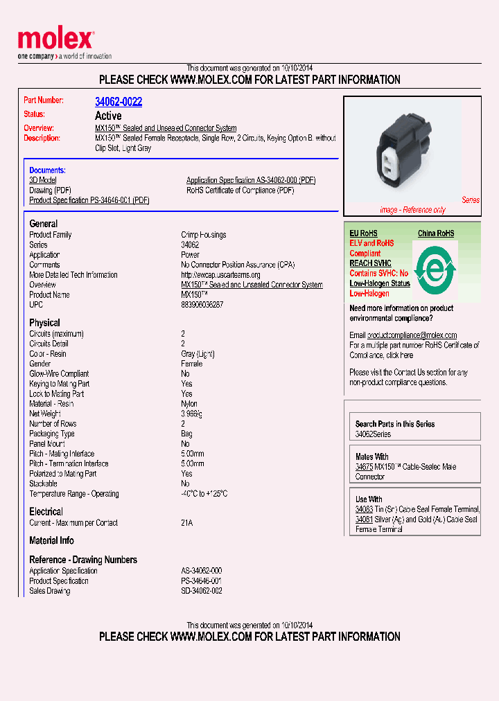 34062-0022_8310409.PDF Datasheet