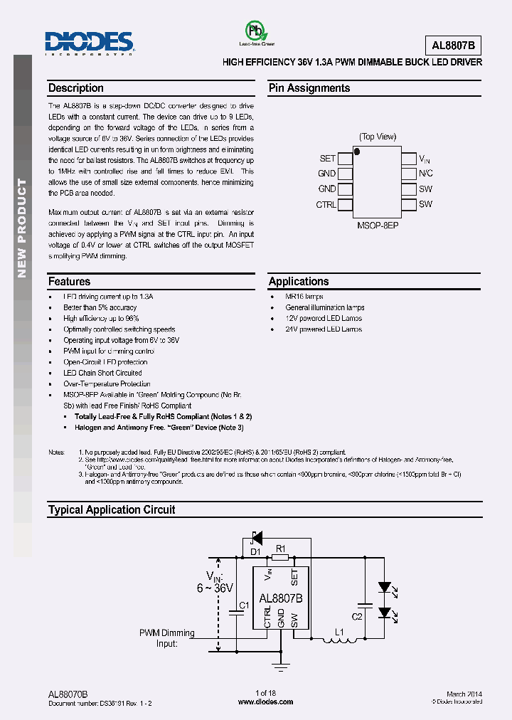 AL8807BMP-13_8312004.PDF Datasheet