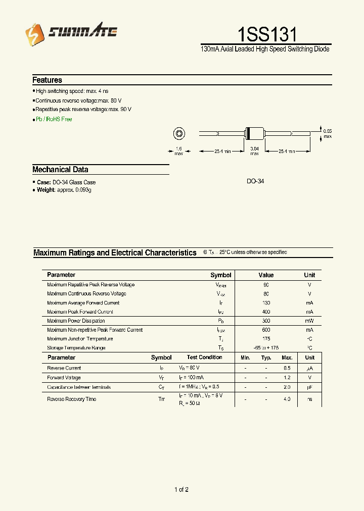 1SS131_8312162.PDF Datasheet