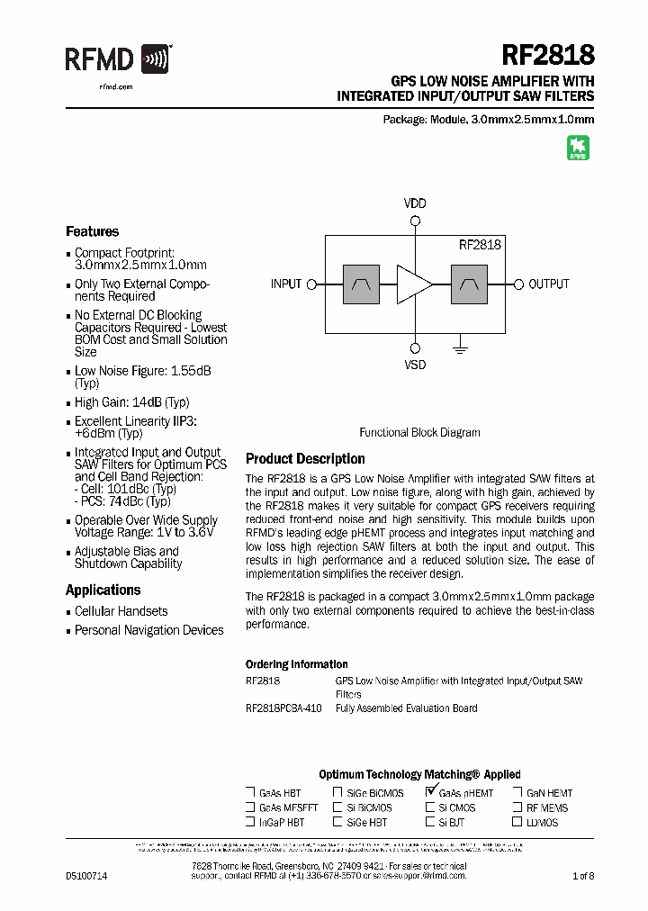 RF2818_8313185.PDF Datasheet