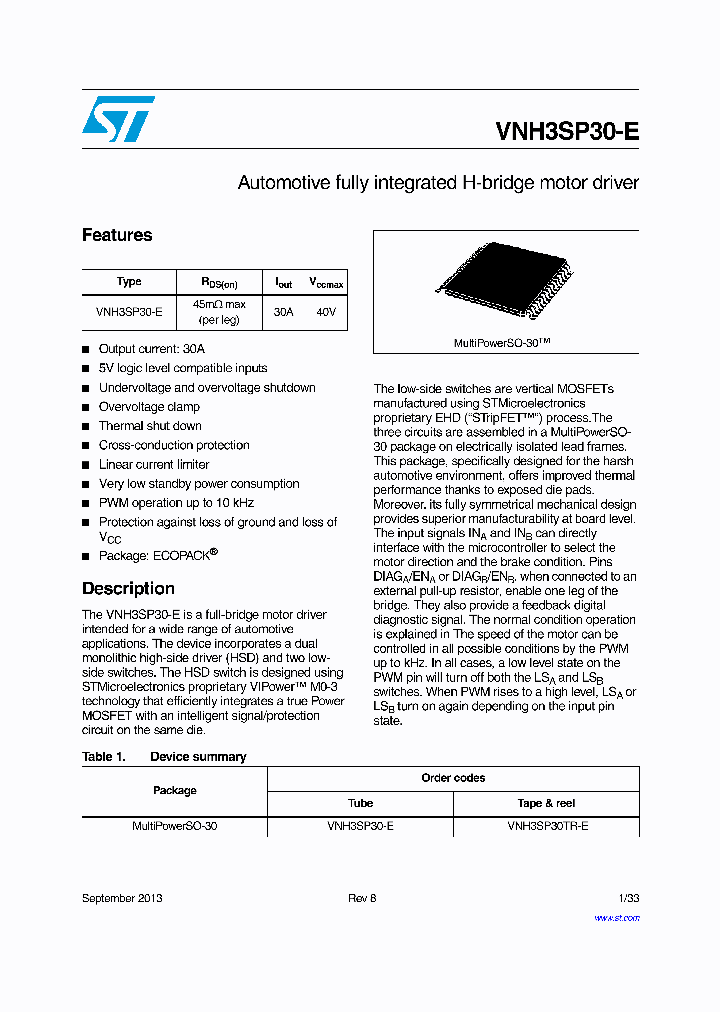 VNH3SP30-E_8313396.PDF Datasheet