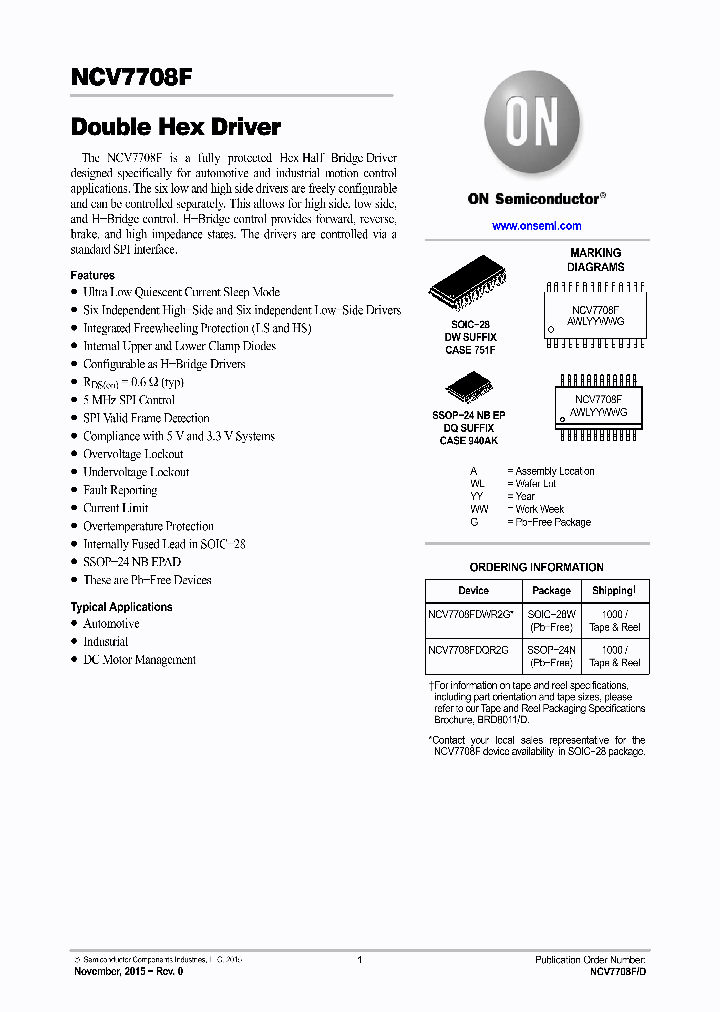 NCV7708FDQR2G_8313545.PDF Datasheet