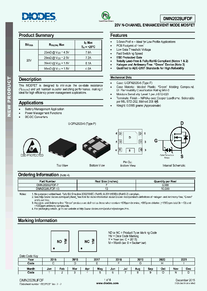 DMN2028UFDF-13_8314599.PDF Datasheet