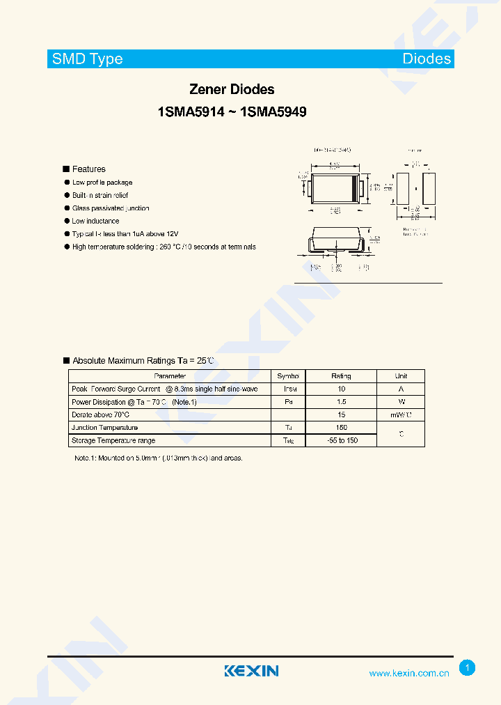 1SMA5914_8314909.PDF Datasheet