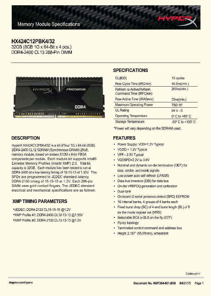 HX424C12PBK4-32_8317748.PDF Datasheet