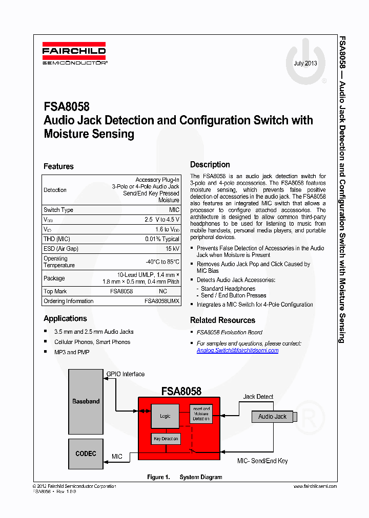 FSA8058_8319305.PDF Datasheet