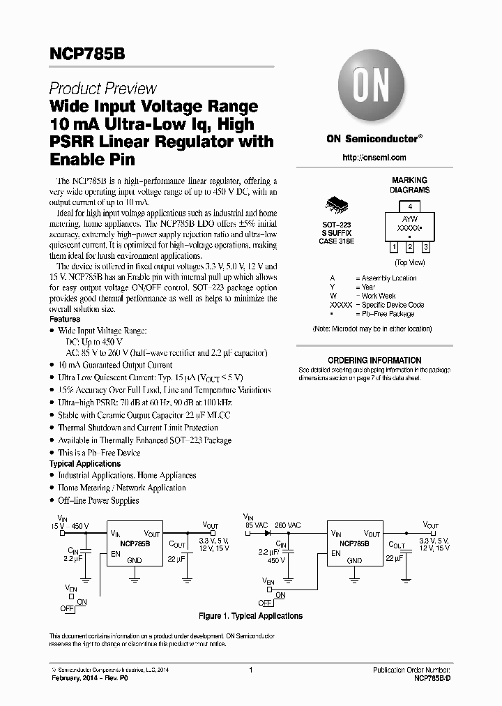 NCP785BST33T3G_8319433.PDF Datasheet