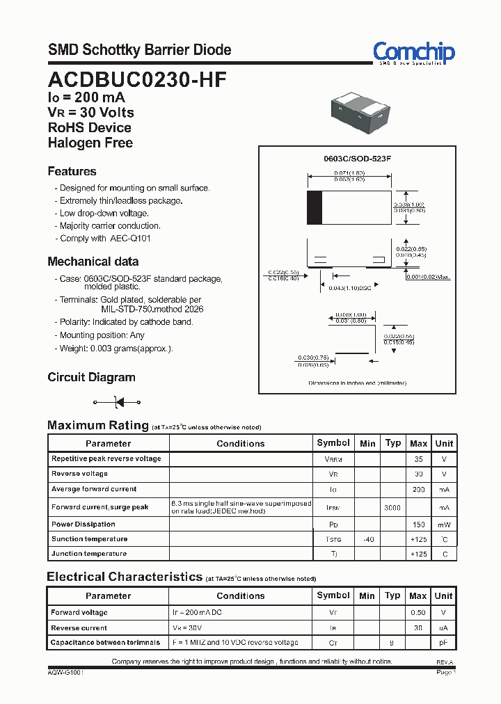 ACDBUC0230-HF_8320680.PDF Datasheet