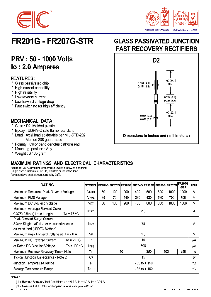 FR207G-STR_8321675.PDF Datasheet