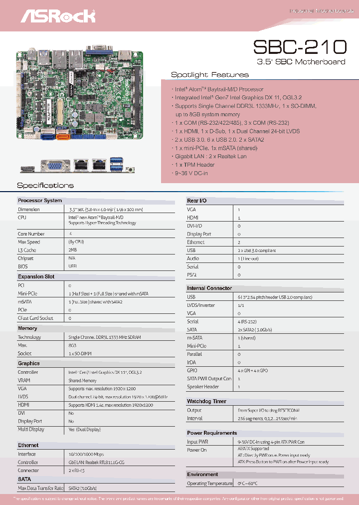 SBC-210_8324337.PDF Datasheet