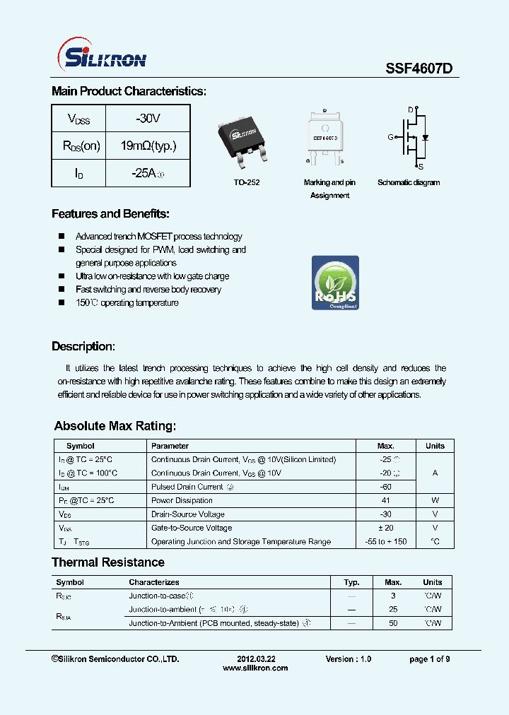 SSF4607D_8325218.PDF Datasheet