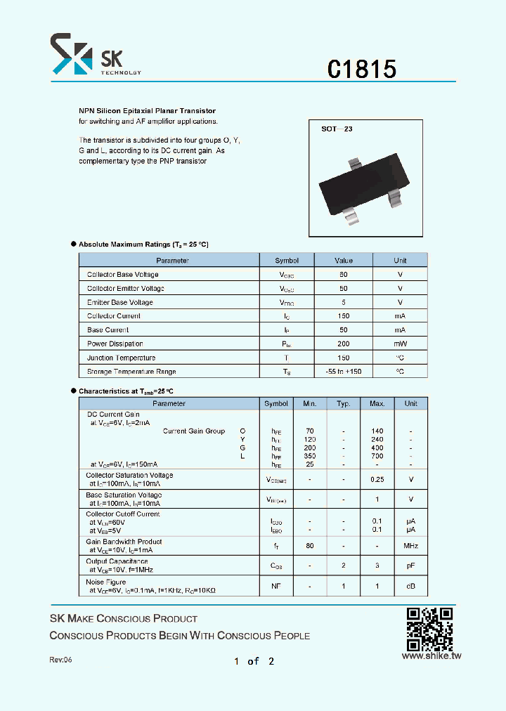 C1815_8325520.PDF Datasheet