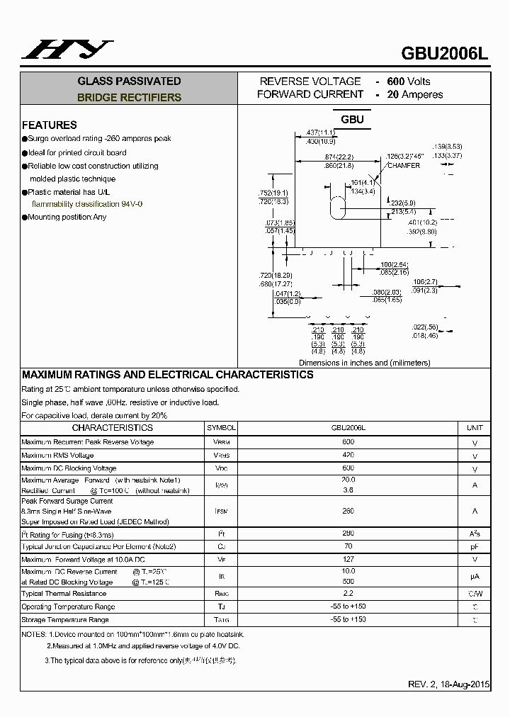 GBU2006L_8326032.PDF Datasheet