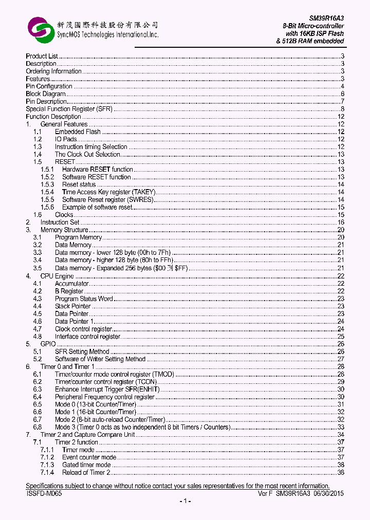 SM39R16A3_8326053.PDF Datasheet