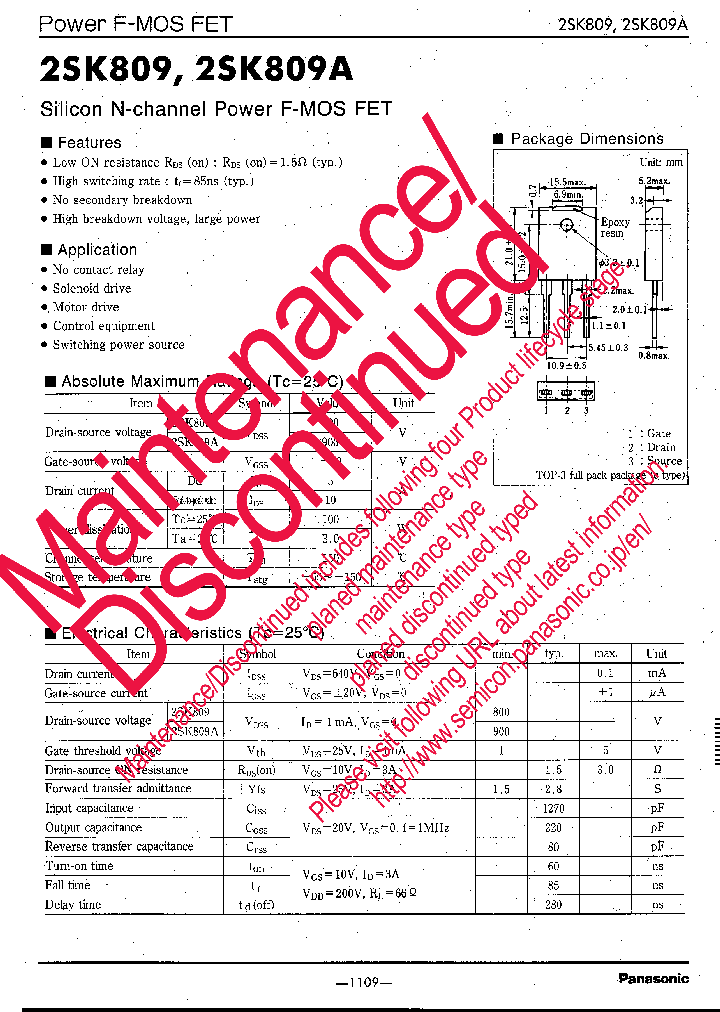2SK0809_8326845.PDF Datasheet