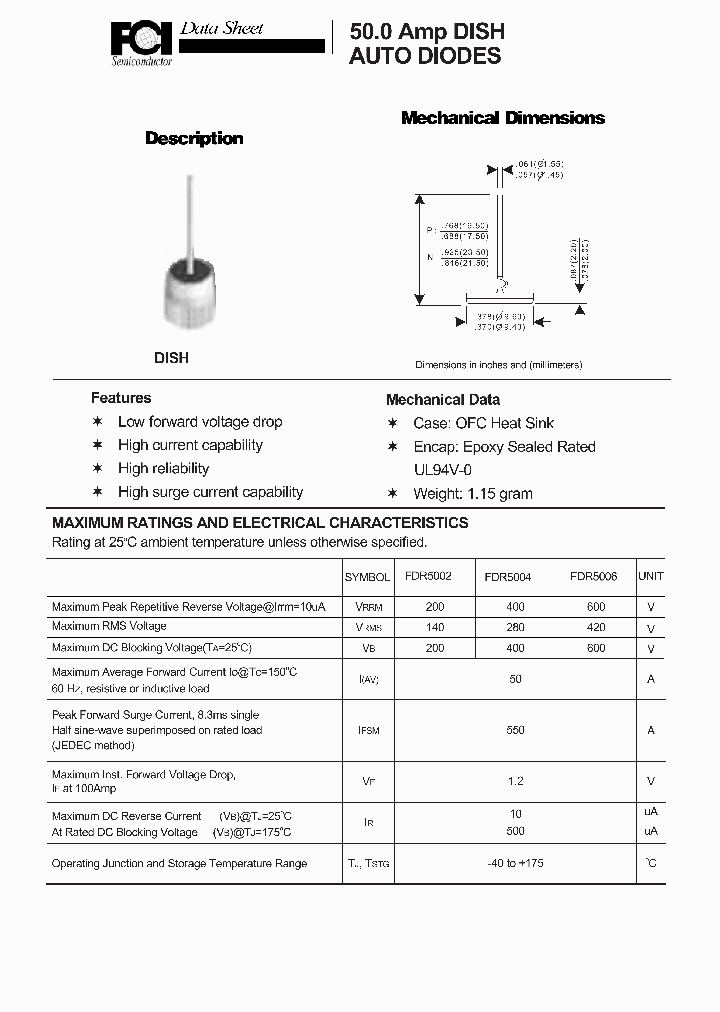 FDR5004_8327534.PDF Datasheet