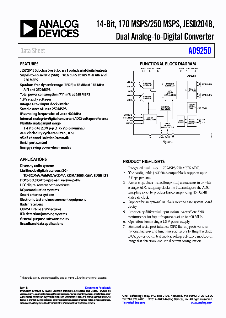 AD9250_8328637.PDF Datasheet