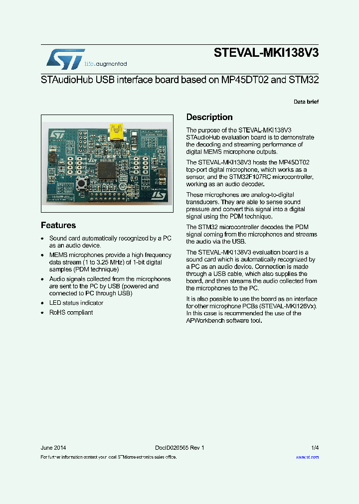STEVAL-MKI138V3_8328732.PDF Datasheet