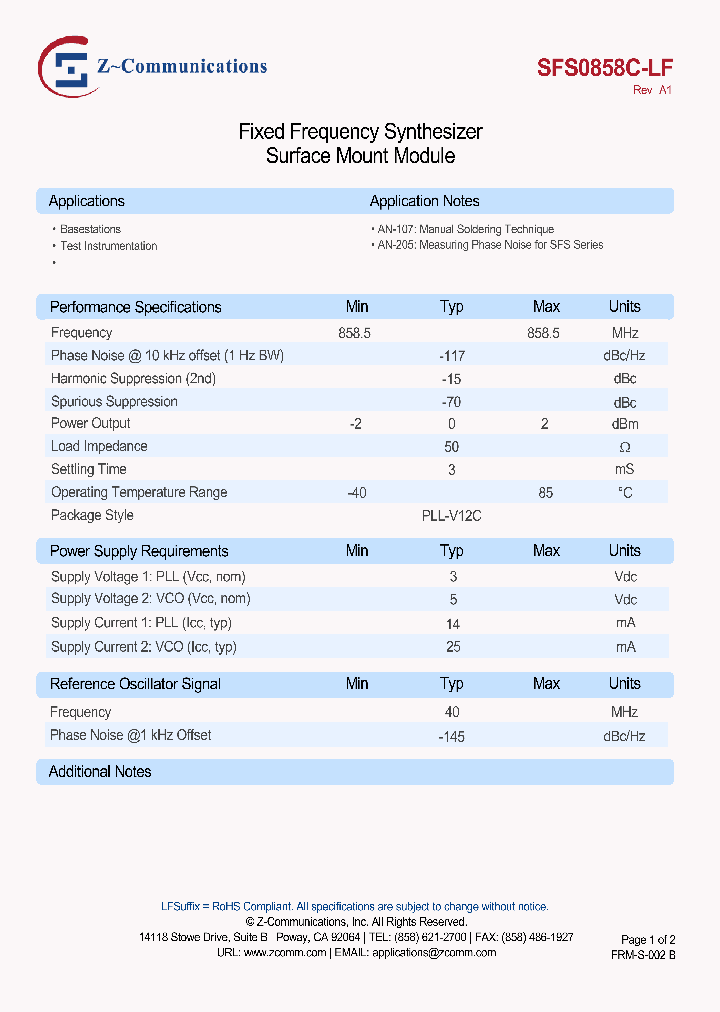 SFS0858C-LF_8329242.PDF Datasheet