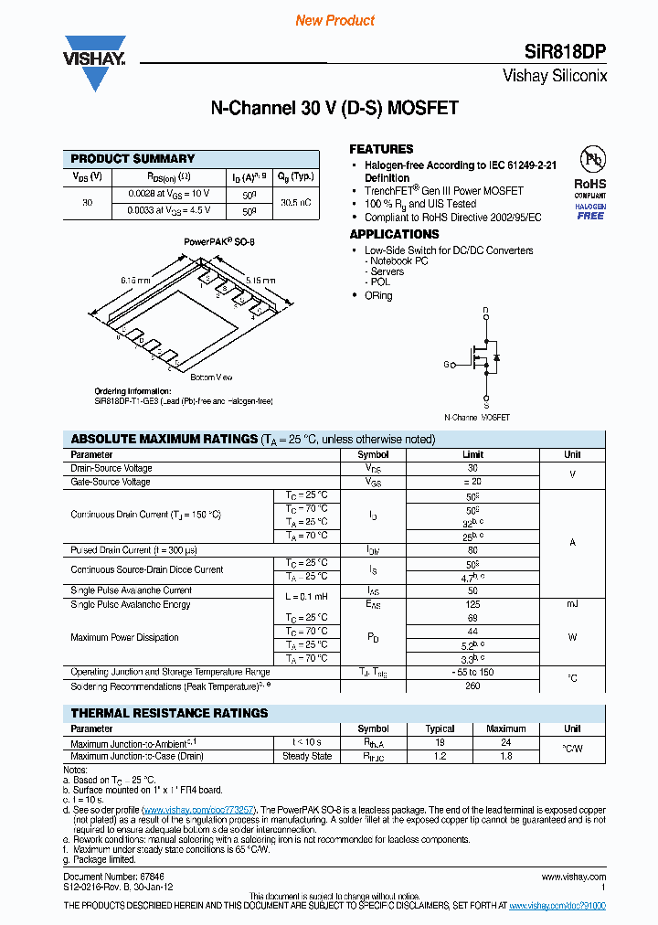 SIR818DP_8329542.PDF Datasheet