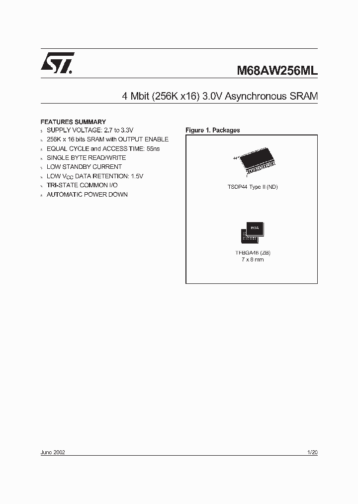 M68AW256ML_8329723.PDF Datasheet