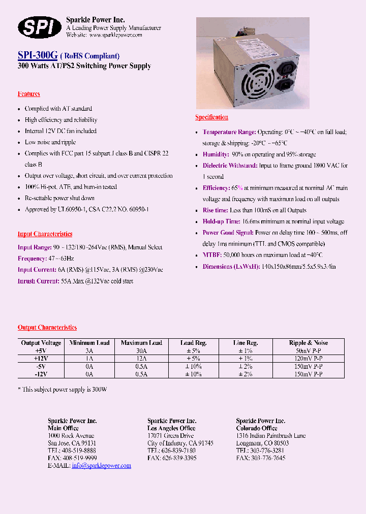 SPI-300G_8329935.PDF Datasheet