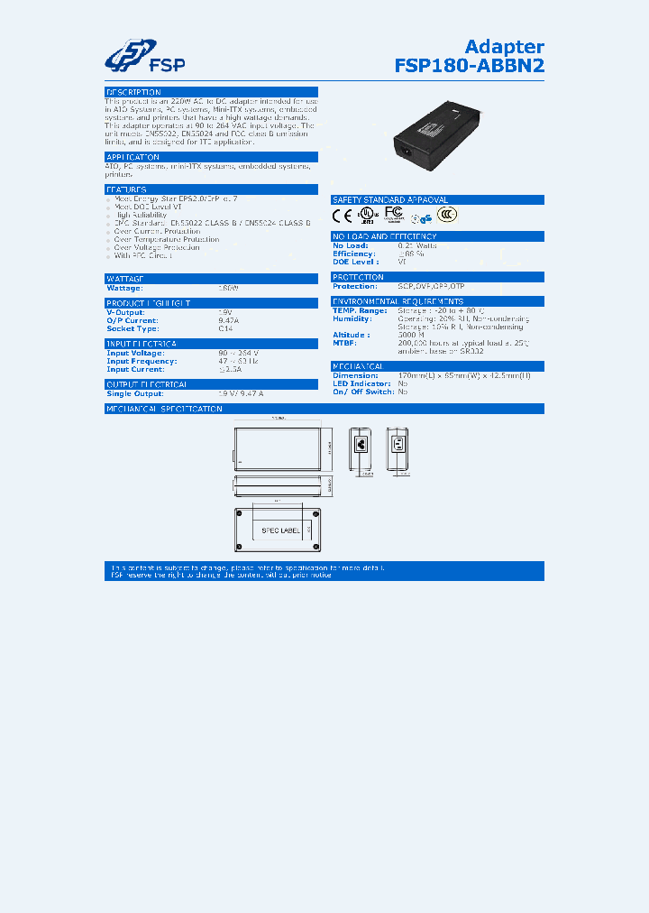 FSP180-ABBN2_8330145.PDF Datasheet