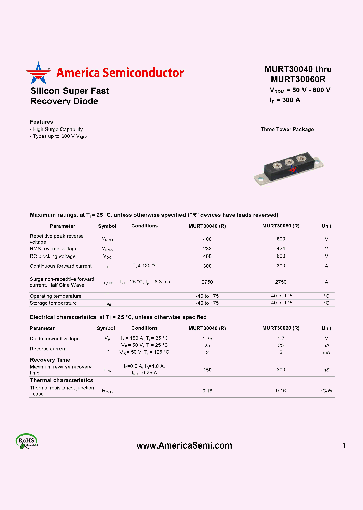 MURT30040_8331463.PDF Datasheet
