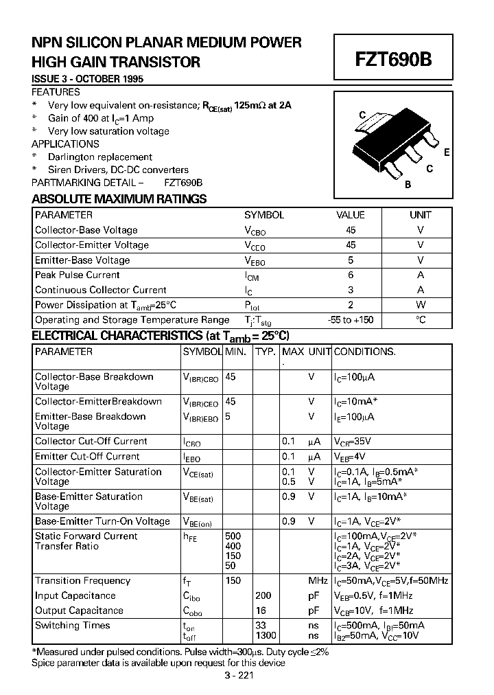 FZT690B_8331489.PDF Datasheet