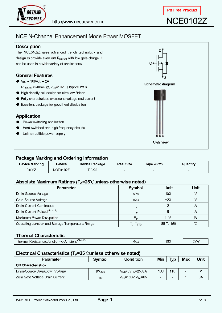 NCE0102Z_8332568.PDF Datasheet