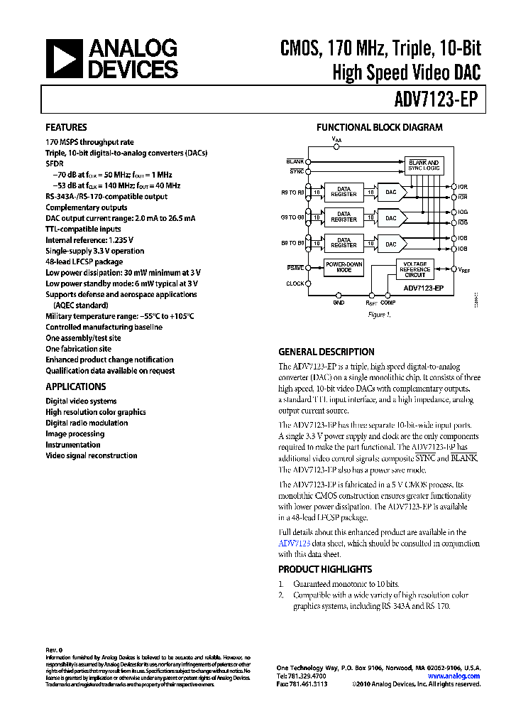 ADV7123-EP_8332938.PDF Datasheet