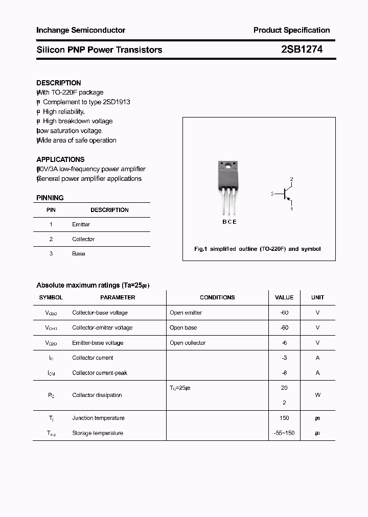 2SB1274_8333750.PDF Datasheet