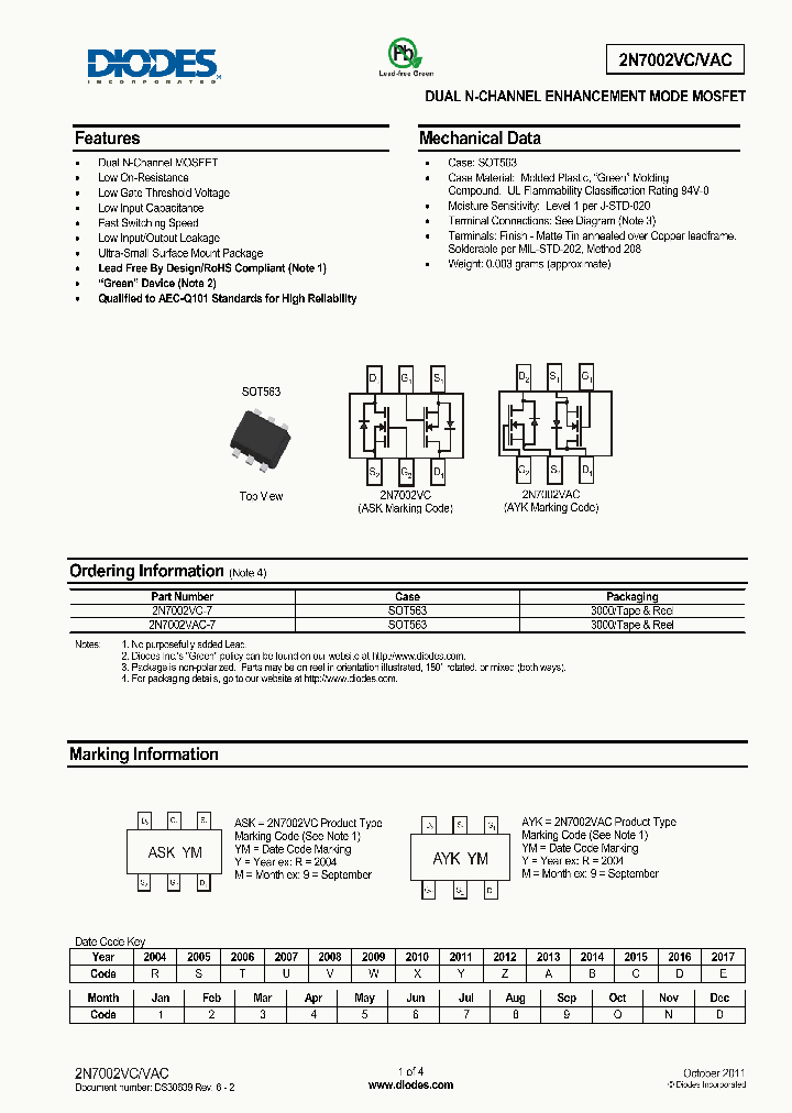 2N7002VC-7_8334283.PDF Datasheet