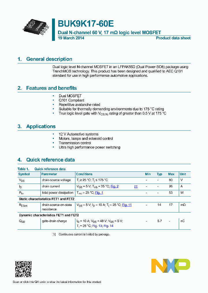 BUK9K17-60E_8338055.PDF Datasheet