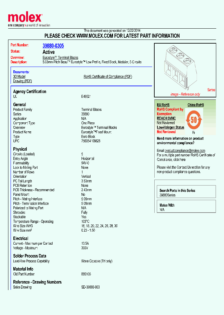 39880-0305_8338574.PDF Datasheet