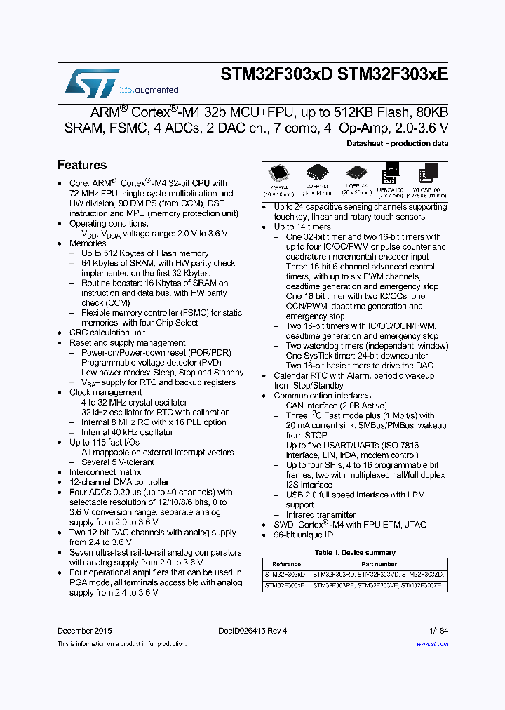 STM32F303RD_8339345.PDF Datasheet