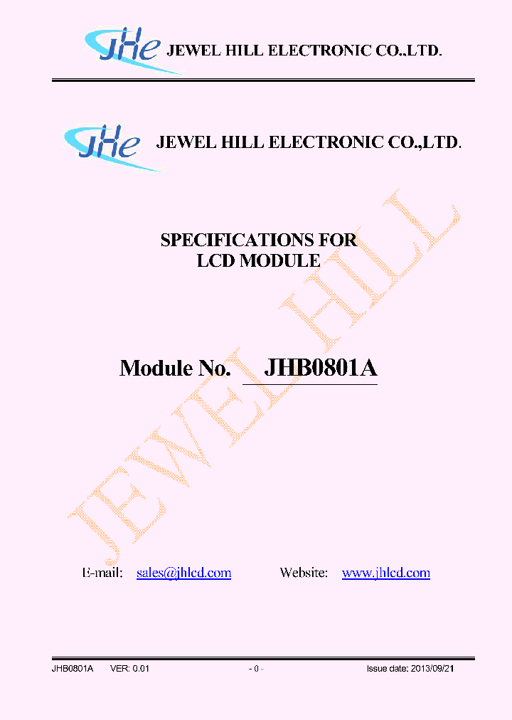 JHB0801AFBRCANUA_8339895.PDF Datasheet